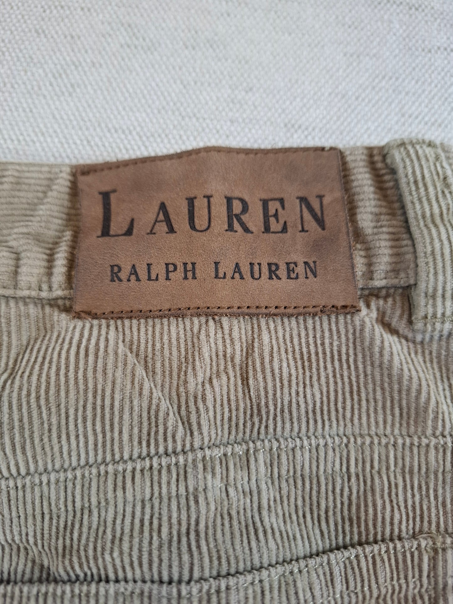 001166 Ralph Lauren Corduroy pants size 10 Khaki