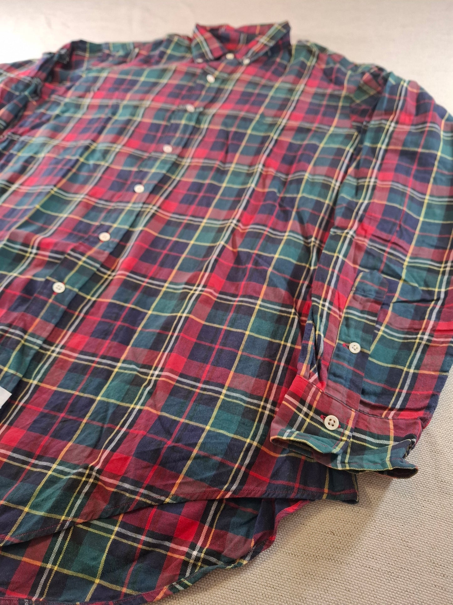 001068 Polo Ralph Lauren Button down shirt size XL Multi/ Red