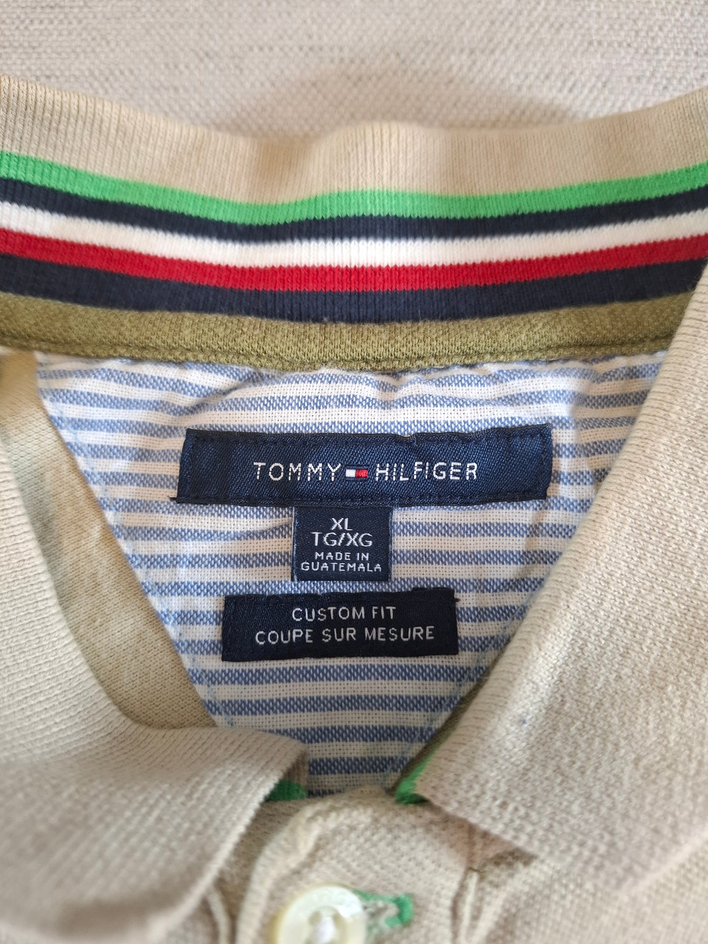 001067 Tommy Hilfiger Polo size M Khaki