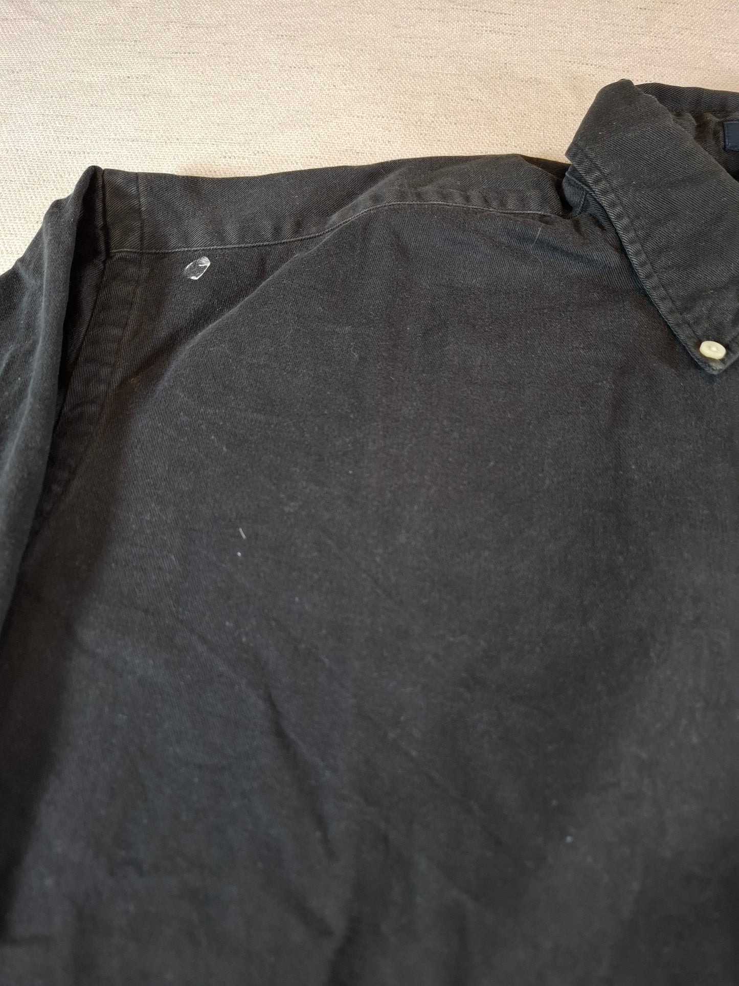 001076 Polo Ralph Lauren Button down shirt size XL Black