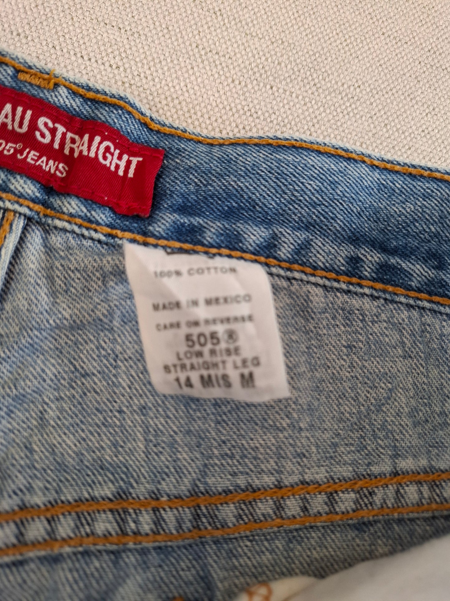 000178 Levi's 505 Jeans size 14 Blue