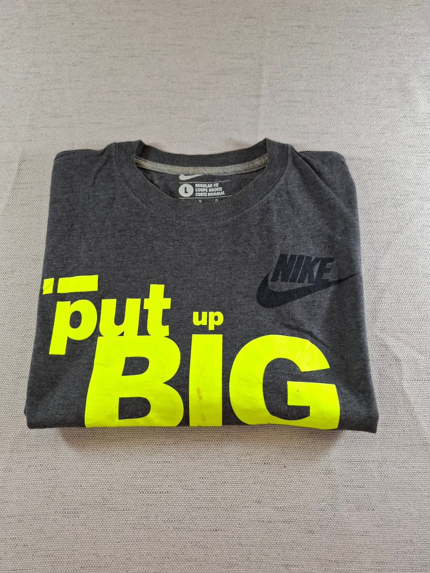001130 Nike T-shirt size L Grey
