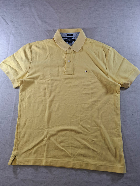 001063 Tommy Hilfiger Polo size L Yellow