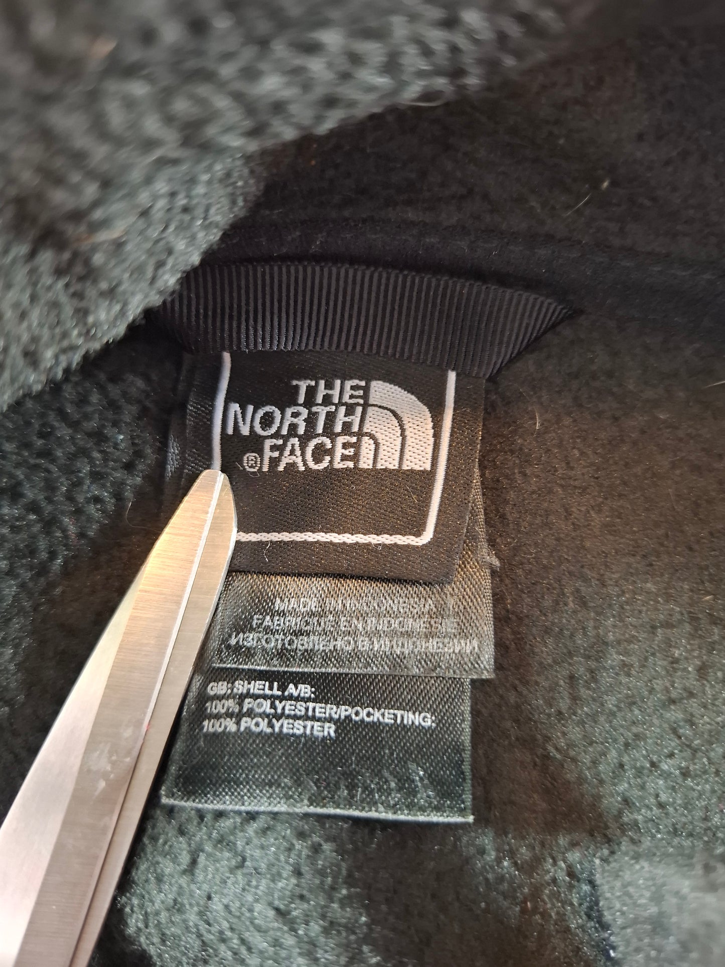 000699 The North Face Fleece size XL Black