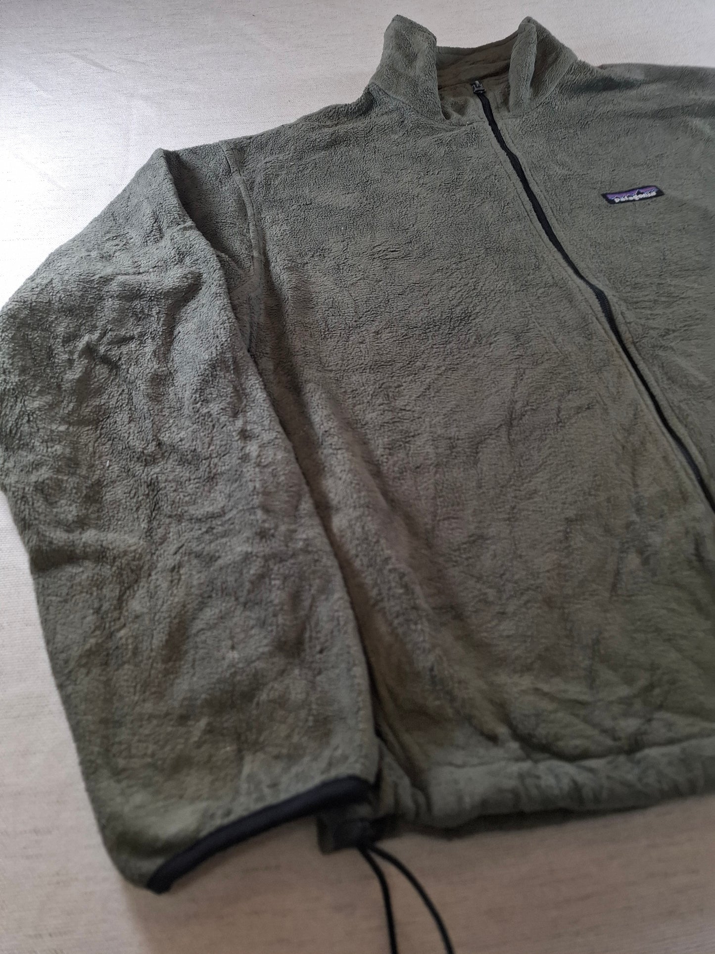 000953 Patagonia Fleece bodywarmer size M Dark Green