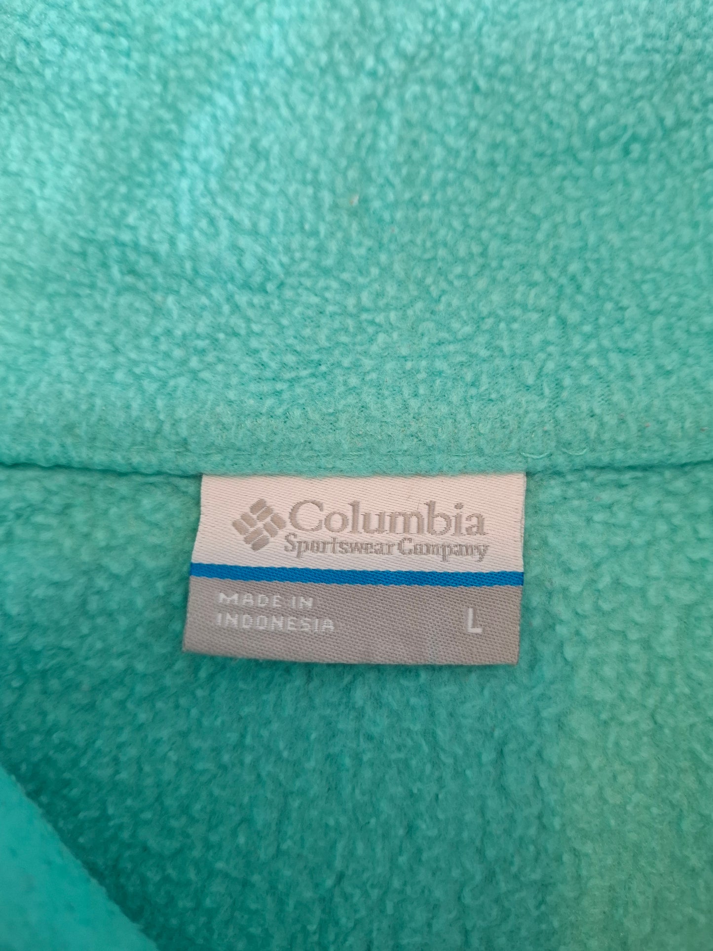 001148 Columbia Fleece size L Turquoise