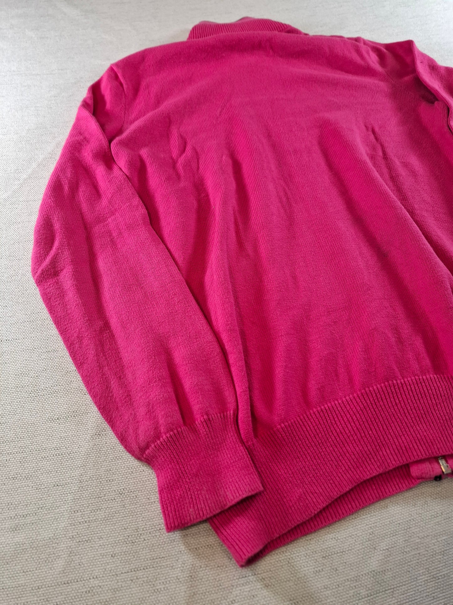 000941 Polo Ralph Lauren Full zip sweater size S Pink