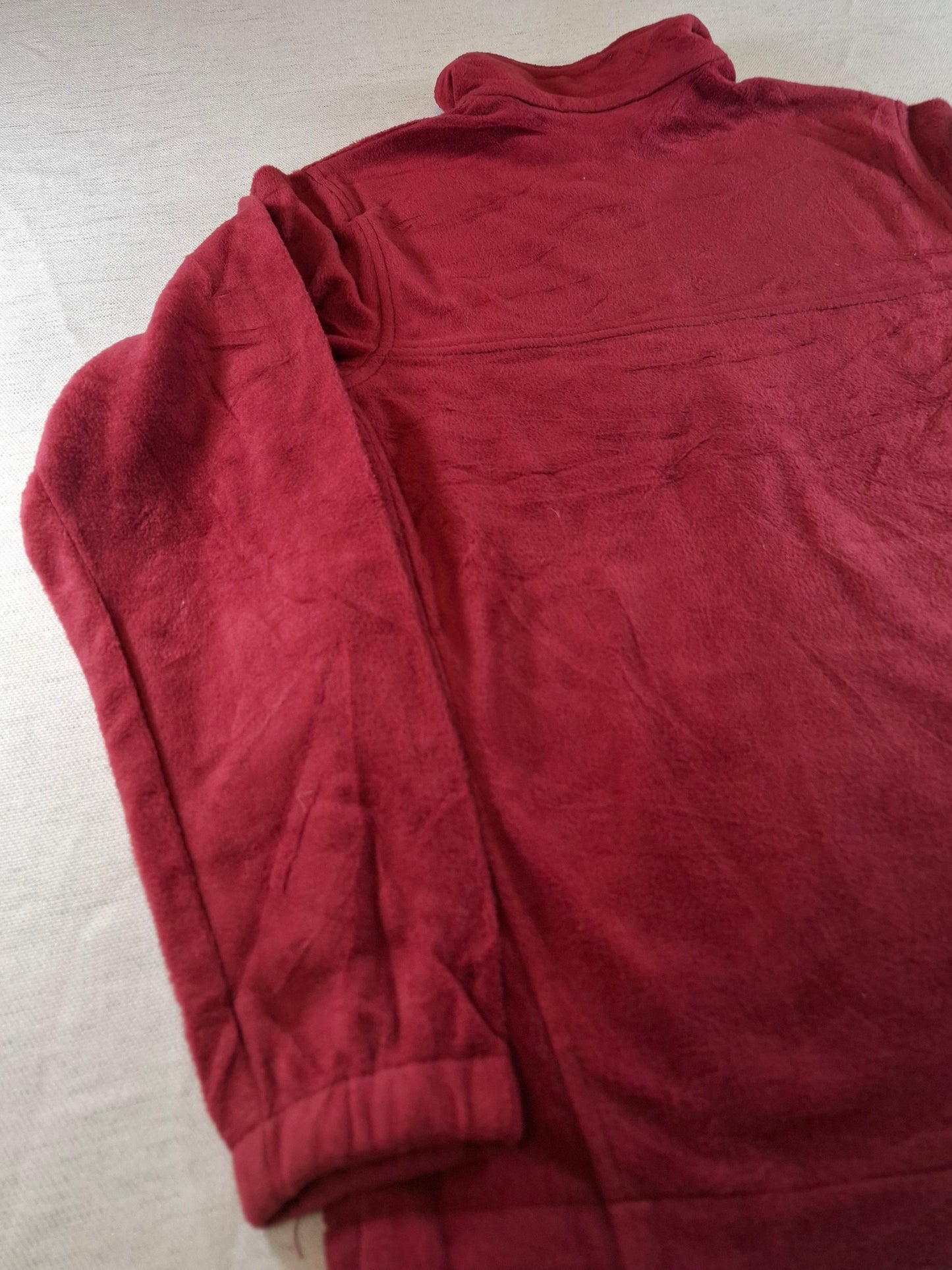 001150 Columbia Fleece size S Burgundy