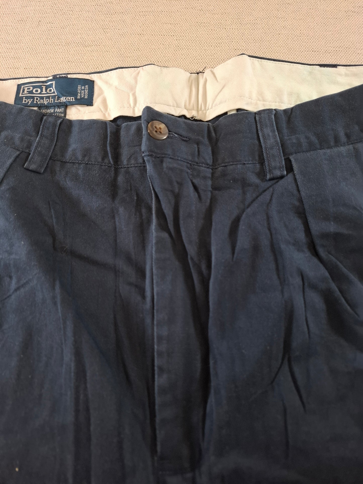 000168 Polo Ralph Lauren Chino size 36/32 Navy