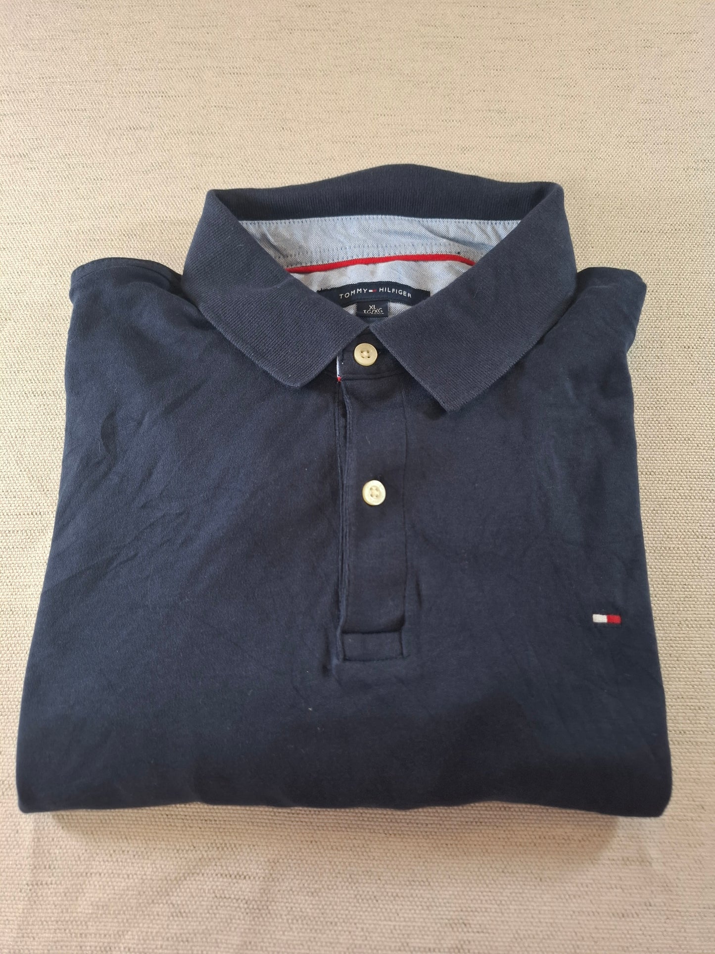 000156 Tommy Hilfiger Polo size XL Navy Blue