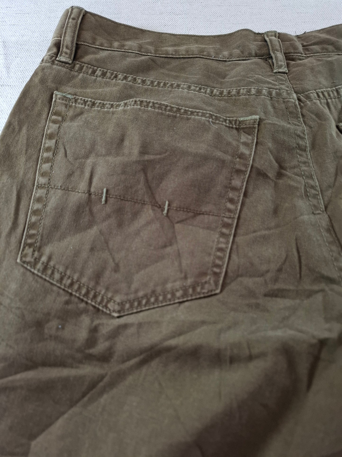 000181 Polo Ralph Lauren Jeans size 35/32 Green/ Brown