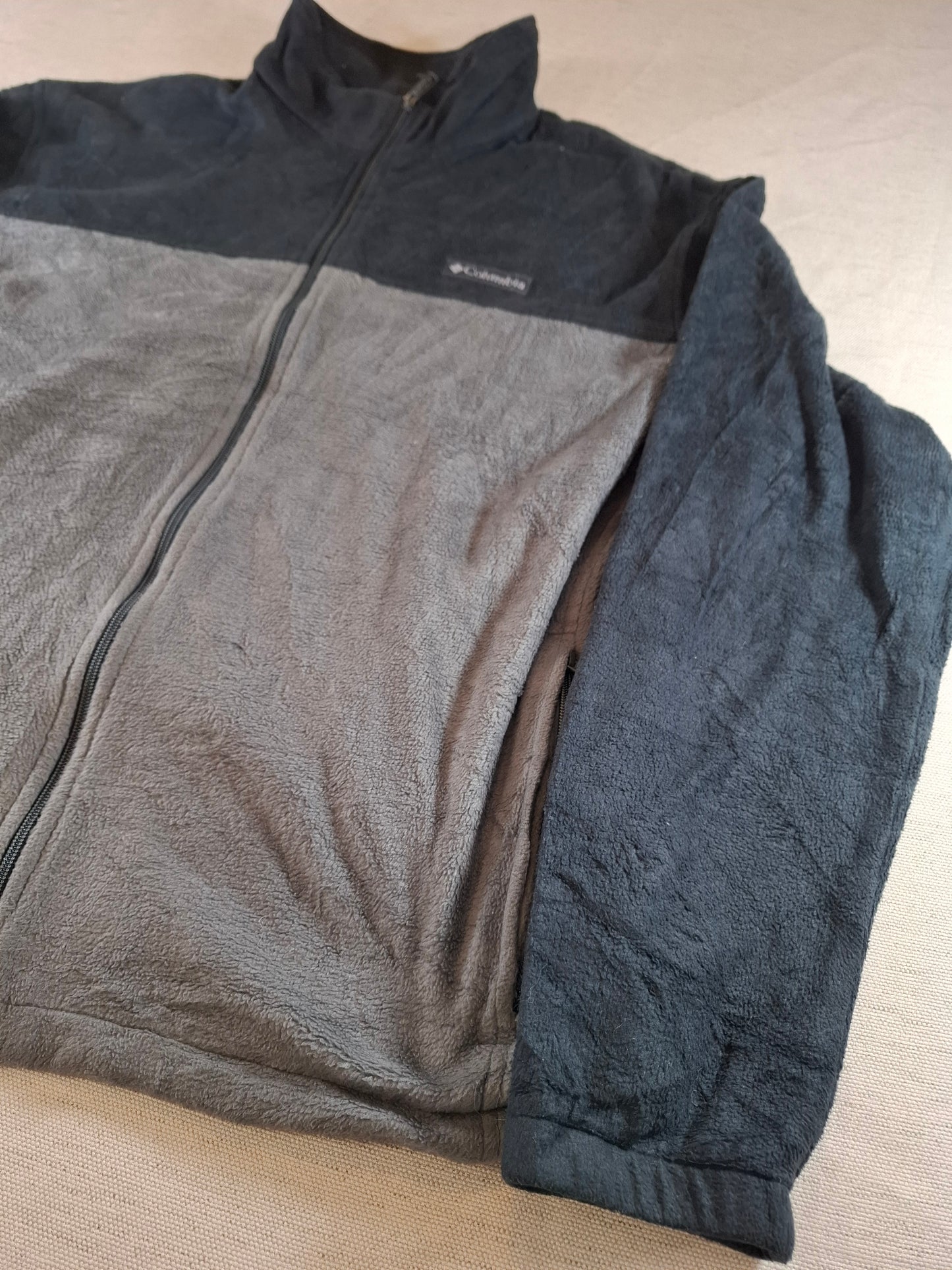001152 Columbia Fleece size XXL Grey/ Black