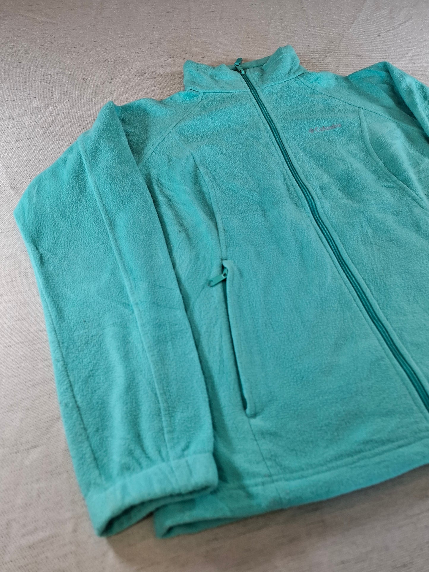 001148 Columbia Fleece size L Turquoise