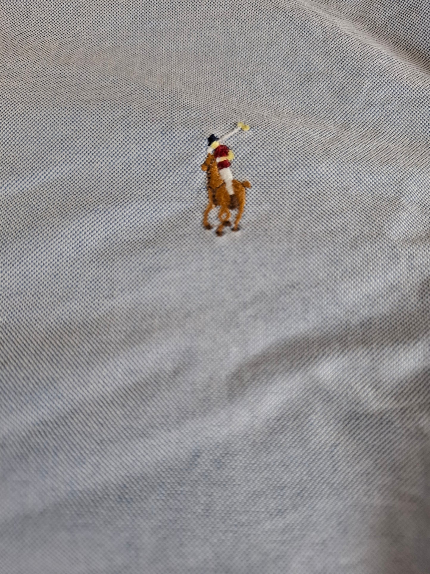 001077 Polo Ralph Lauren Button down shirt size M Light blue