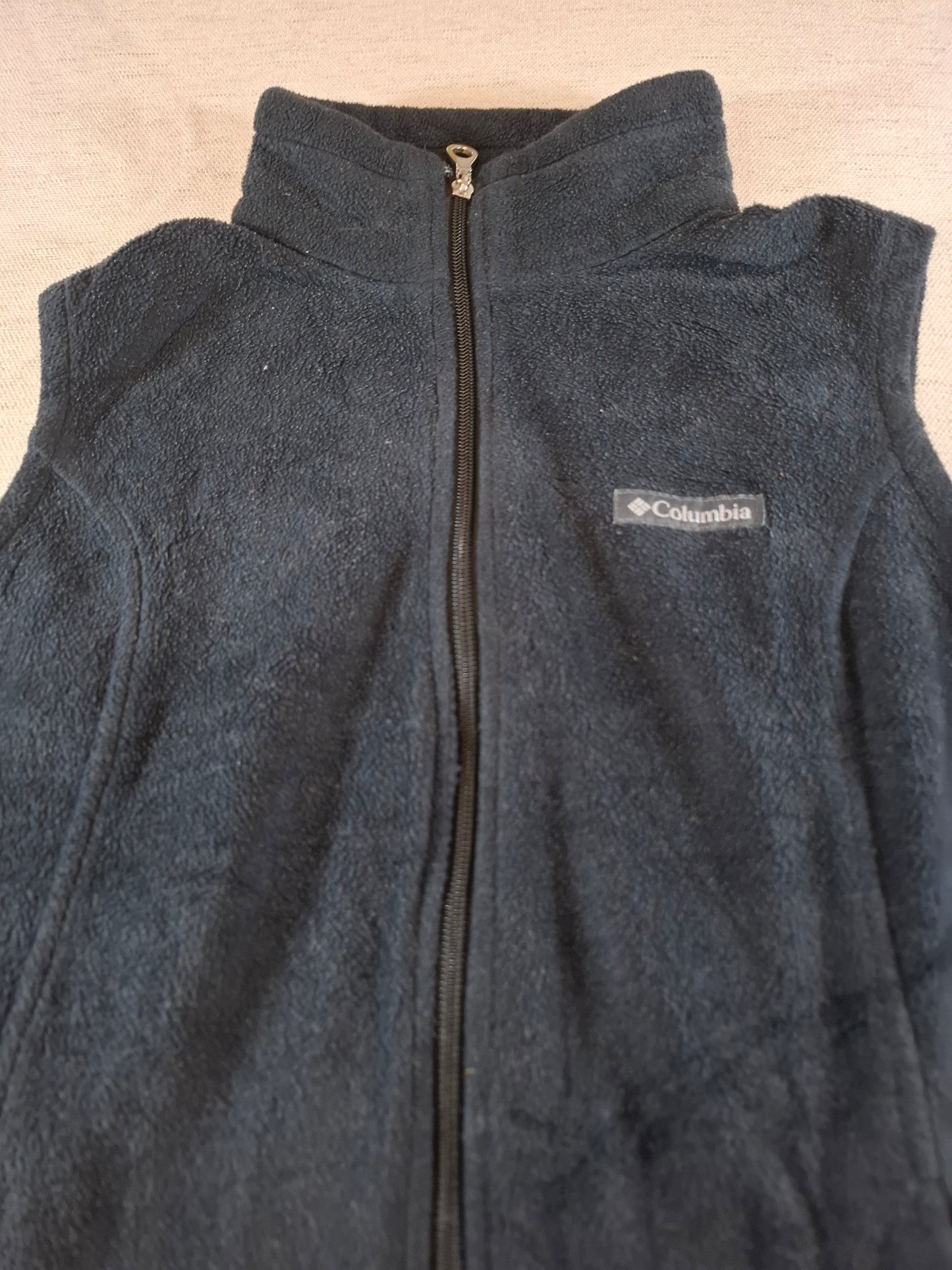 001144 Columbia Fleece bodywarmer size M Black