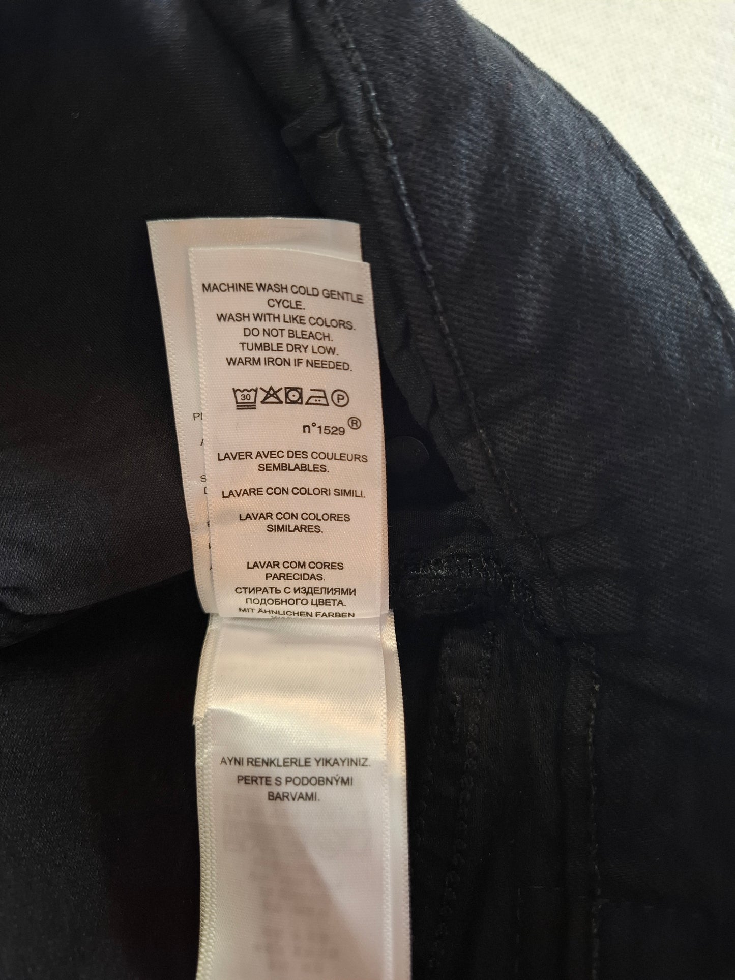 000220 Polo Ralph Lauren Jeans size 35/32 Black