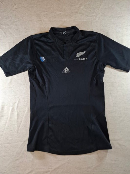 000124 – Adidas T-Shirt – Black (NZ All Blacks), Size M