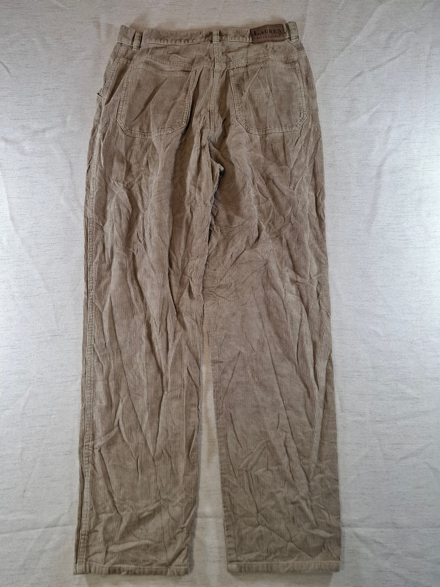 001166 Ralph Lauren Corduroy pants size 10 Khaki