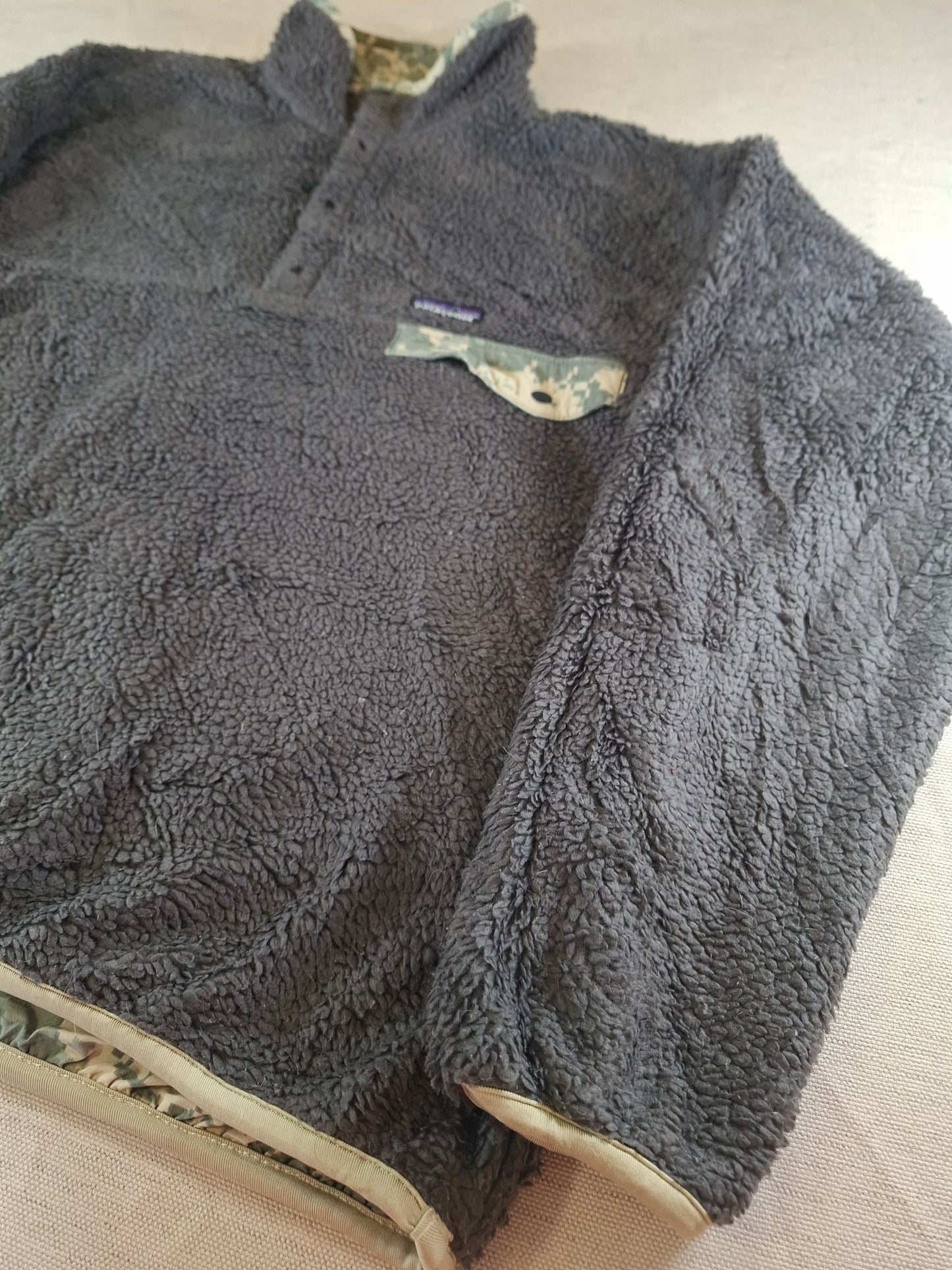 J156 Patagonia jacket UCP cammo/ Brown fleece L