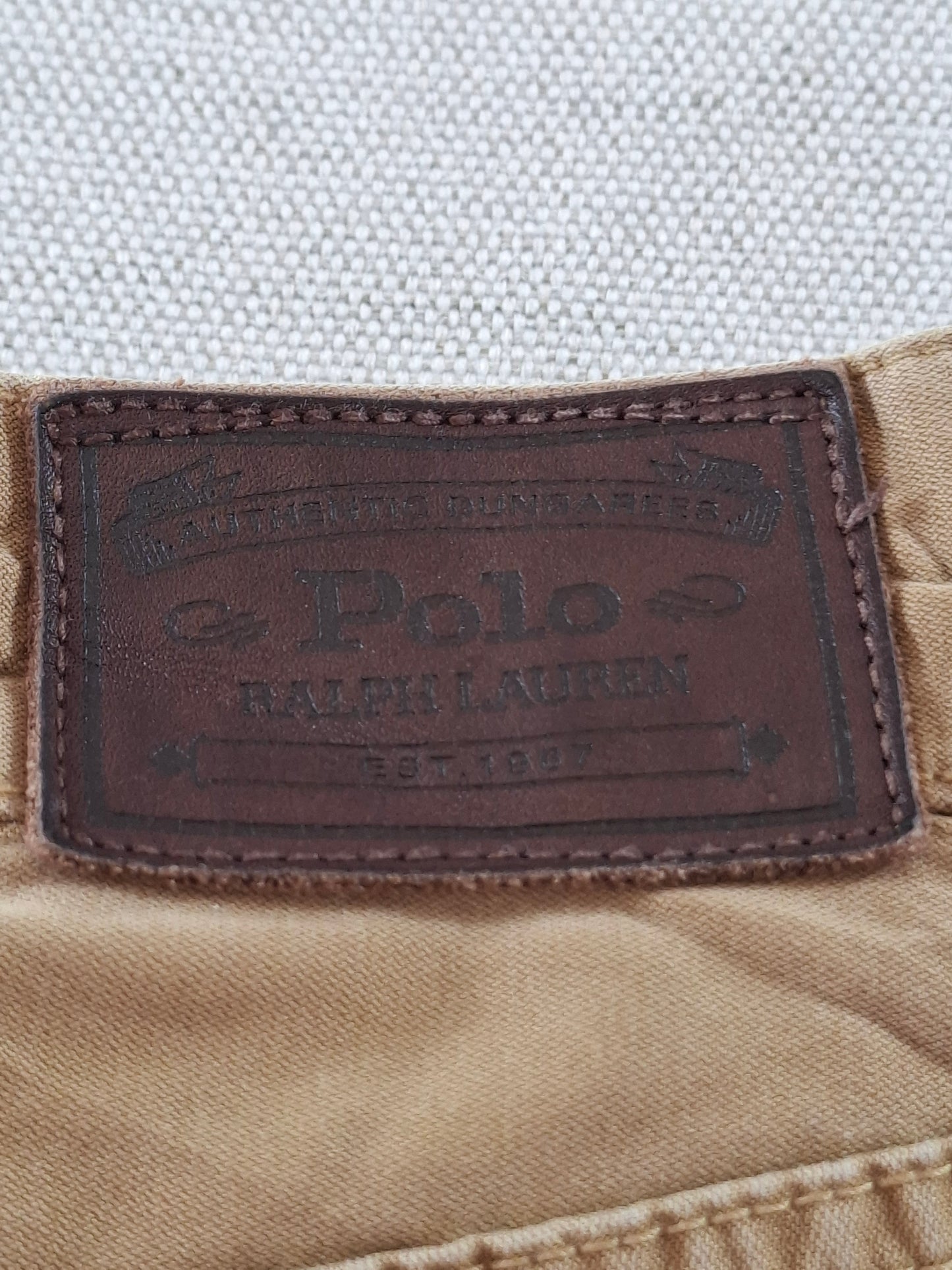000180 Polo Ralph Lauren Jeans size 36/30 Khaki