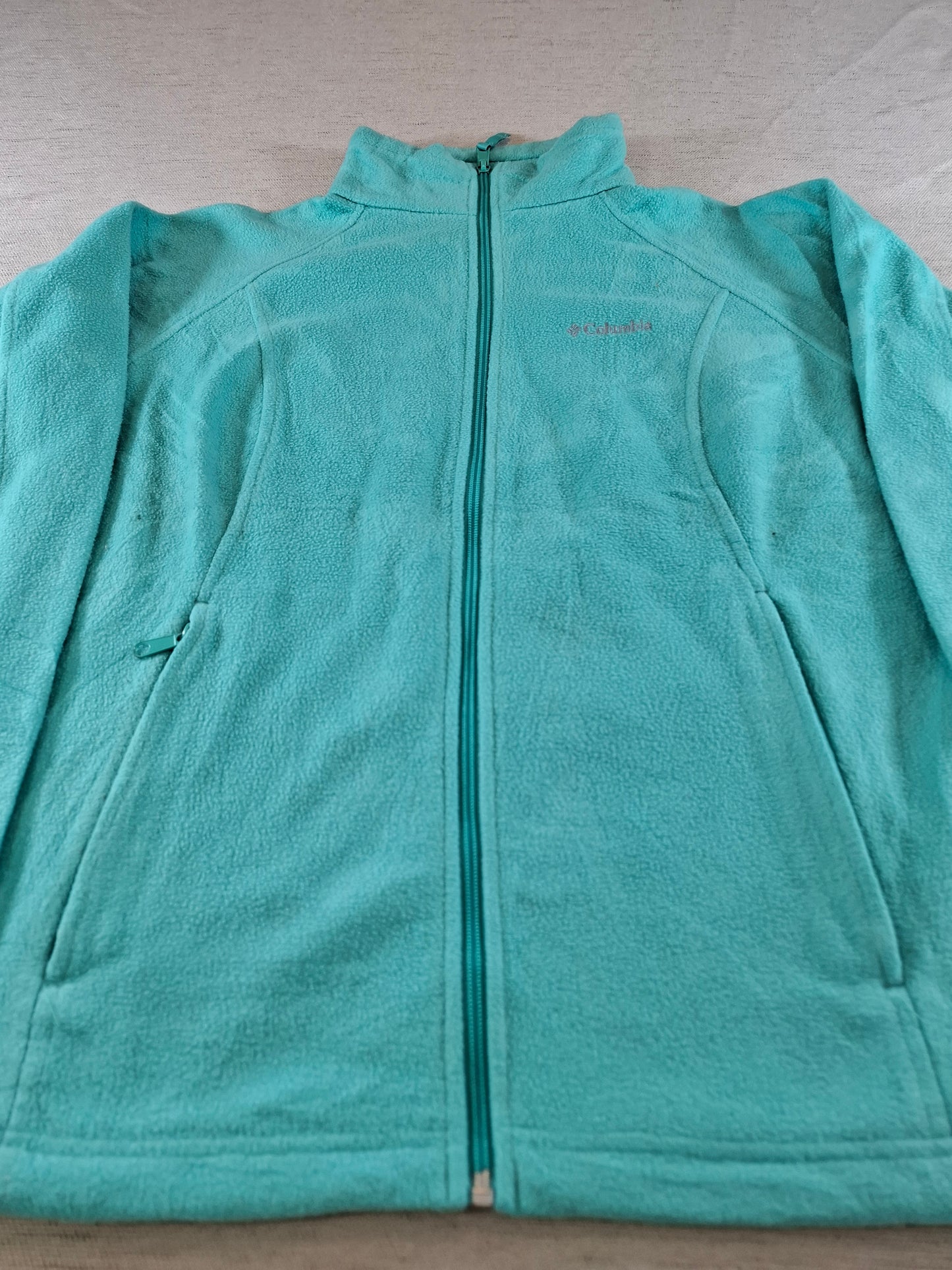 001148 Columbia Fleece size L Turquoise