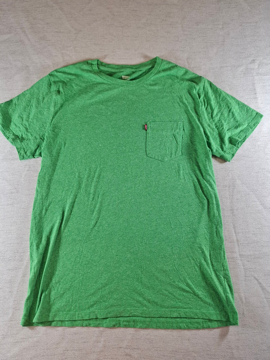 001140 Levi's T-shirt size L Green