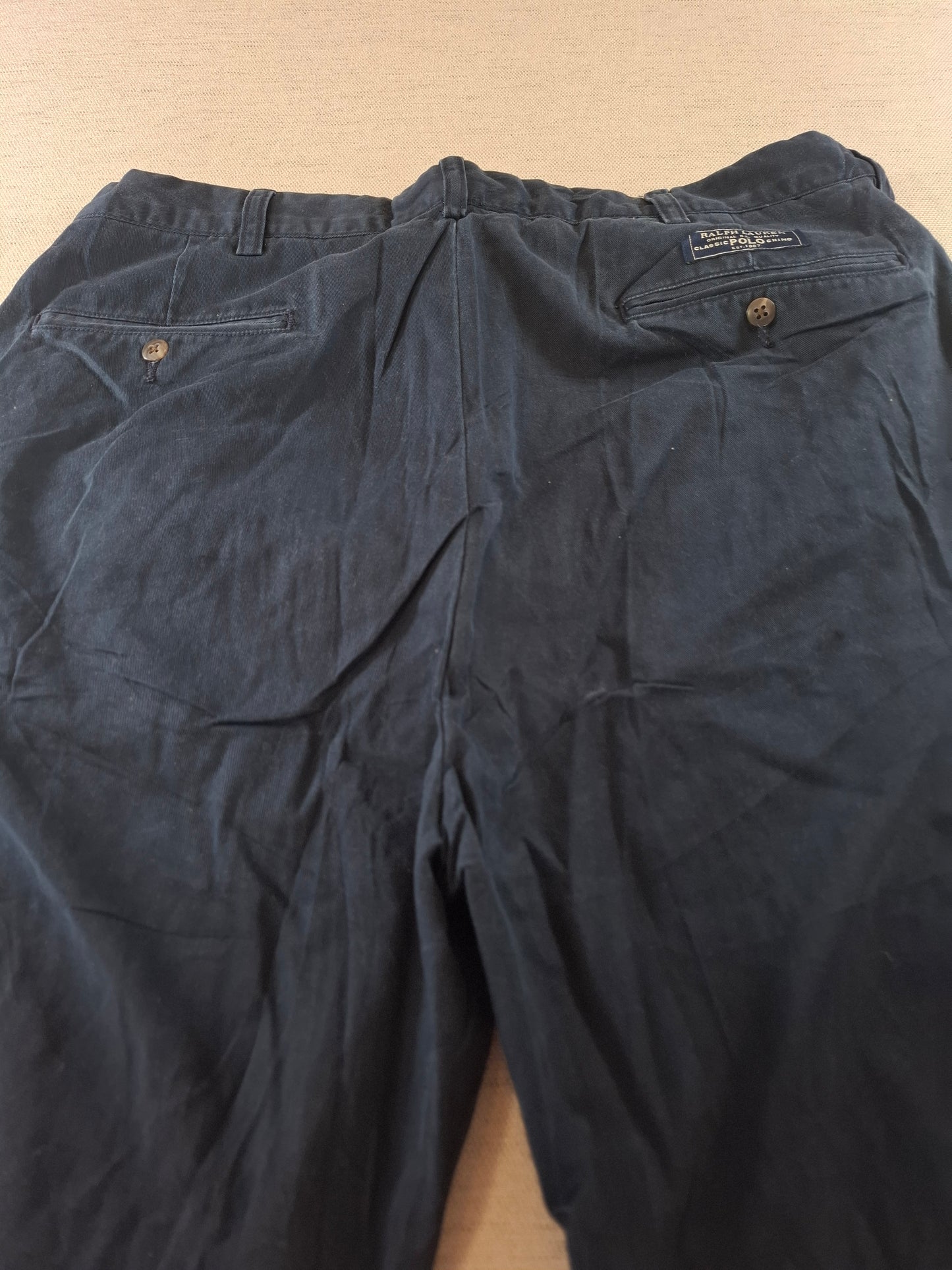 000168 Polo Ralph Lauren Chino size 36/32 Navy