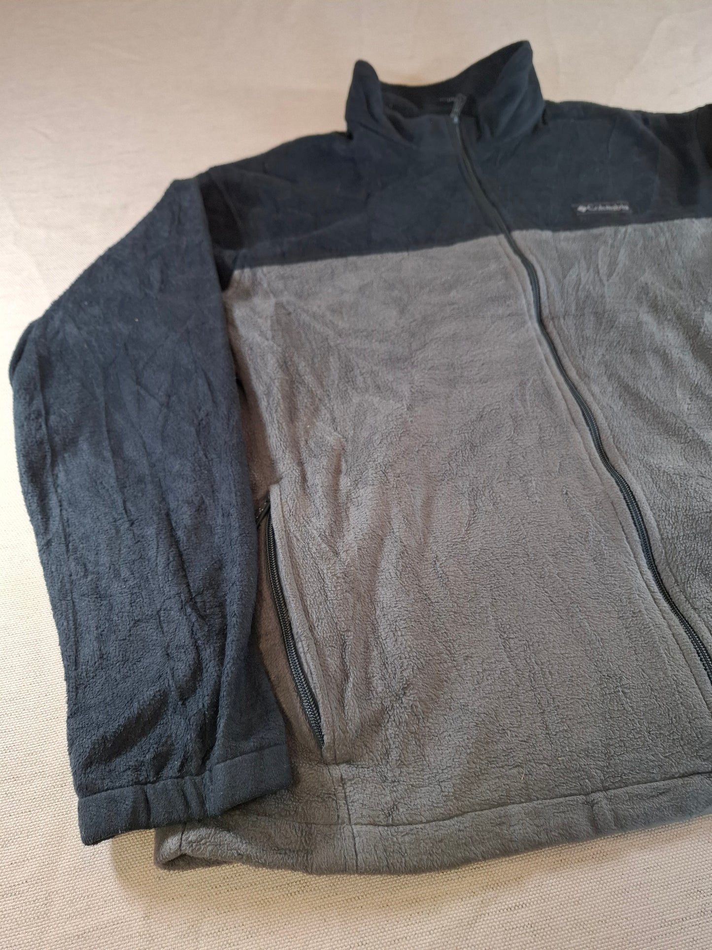 001152 Columbia Fleece size XXL Grey/ Black