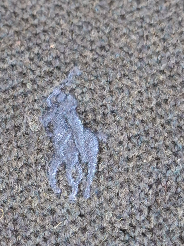 000483 – Polo Ralph Lauren Quarter-Zip Sweater – Blue, Size XXL