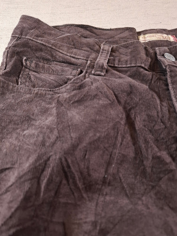 001161 – Levi's Corduroy Pants – Brown, Size Unknown