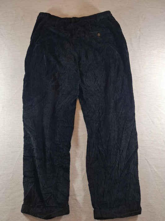 001162 – Eddie Bauer Corduroy Pants – Black, Size S