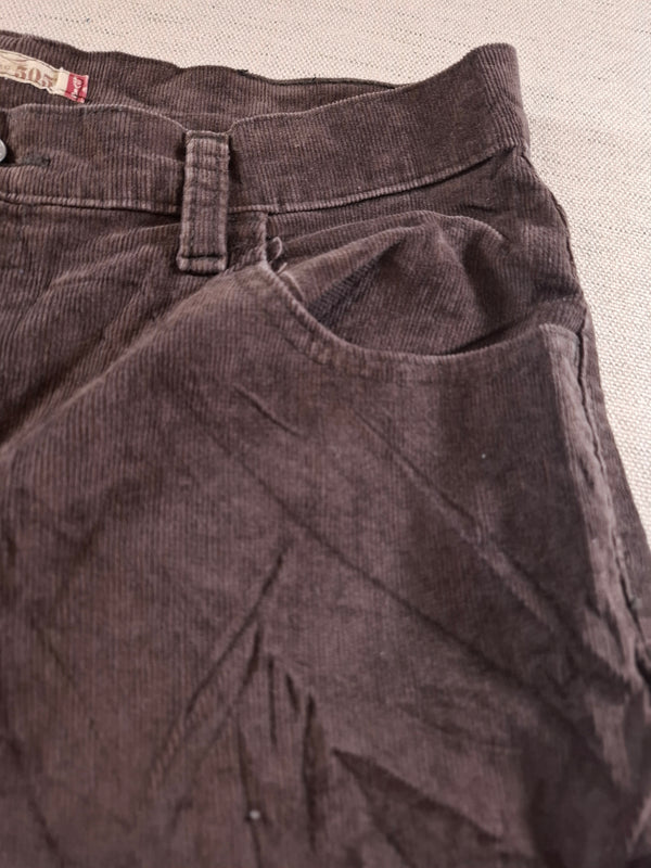 001161 – Levi's Corduroy Pants – Brown, Size Unknown