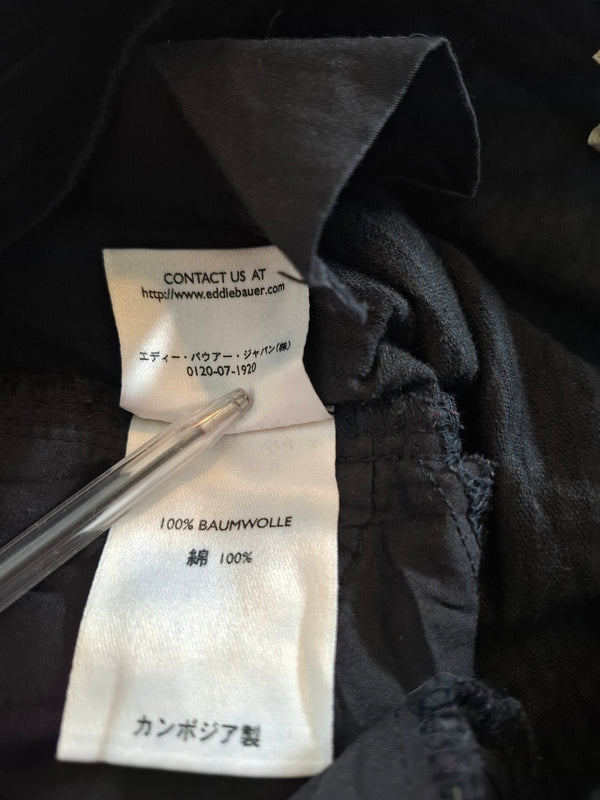 001162 – Eddie Bauer Corduroy Pants – Black, Size S
