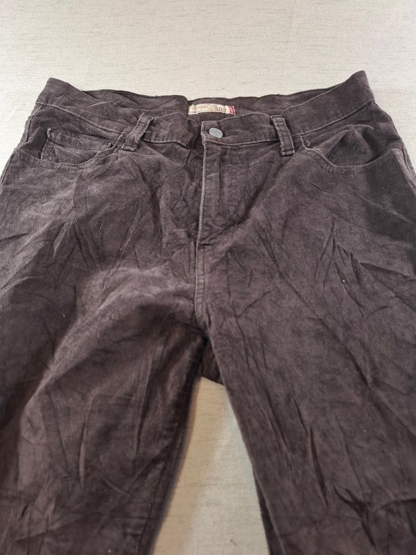 001161 – Levi's Corduroy Pants – Brown, Size Unknown