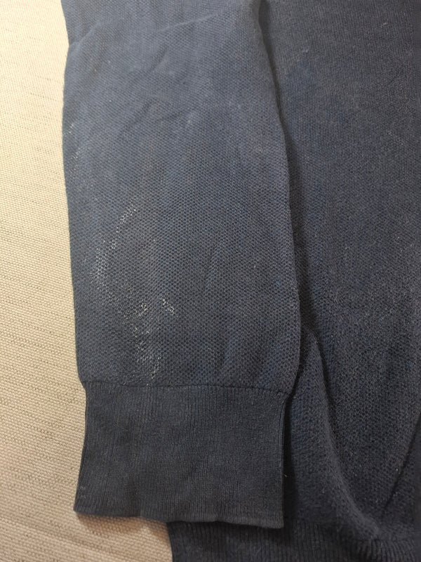 000483 – Polo Ralph Lauren Quarter-Zip Sweater – Blue, Size XXL