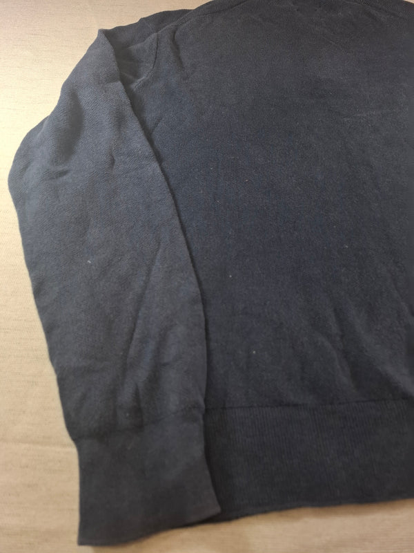 000483 – Polo Ralph Lauren Quarter-Zip Sweater – Blue, Size XXL