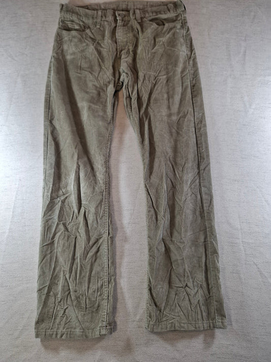 001158 – Levi's Corduroy Pants – Khaki, Size 34/30