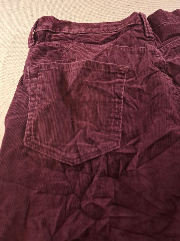 001160 – Levi's Corduroy Pants – Burgundy, Size 33/32