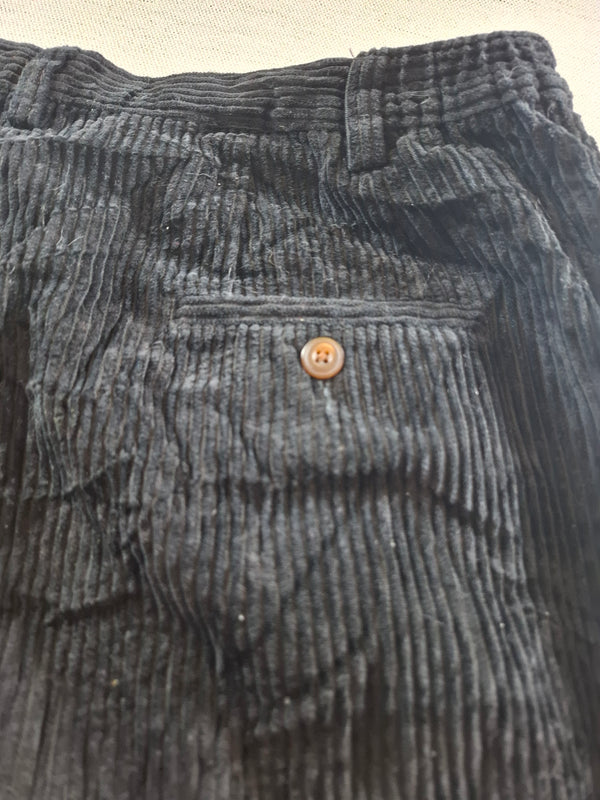001162 – Eddie Bauer Corduroy Pants – Black, Size S