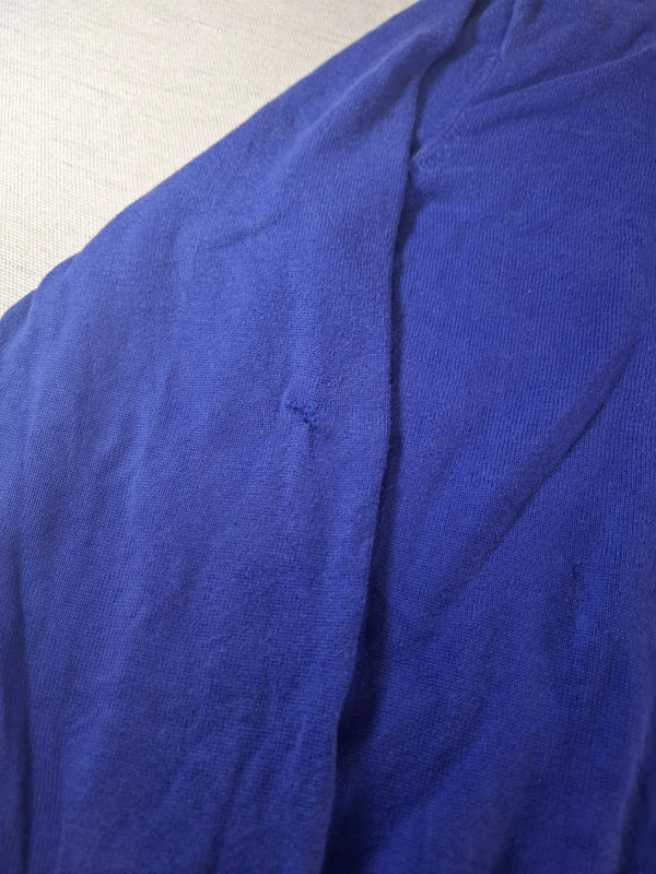 000485 – Polo Ralph Lauren Quarter-Zip Sweater – Purple, Size L