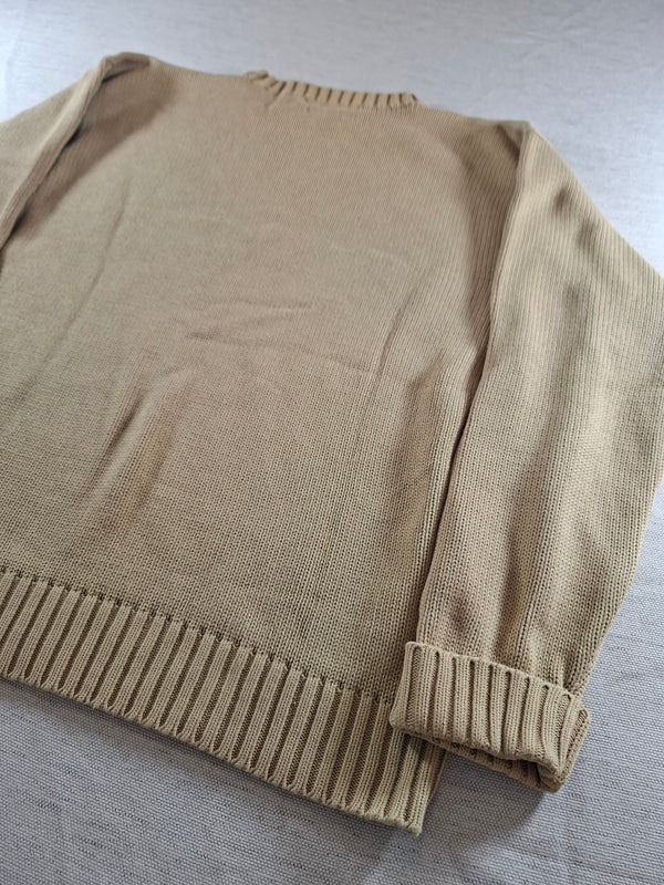 000228 – Polo Ralph Lauren Crew Neck Sweater – Beige, Size 90