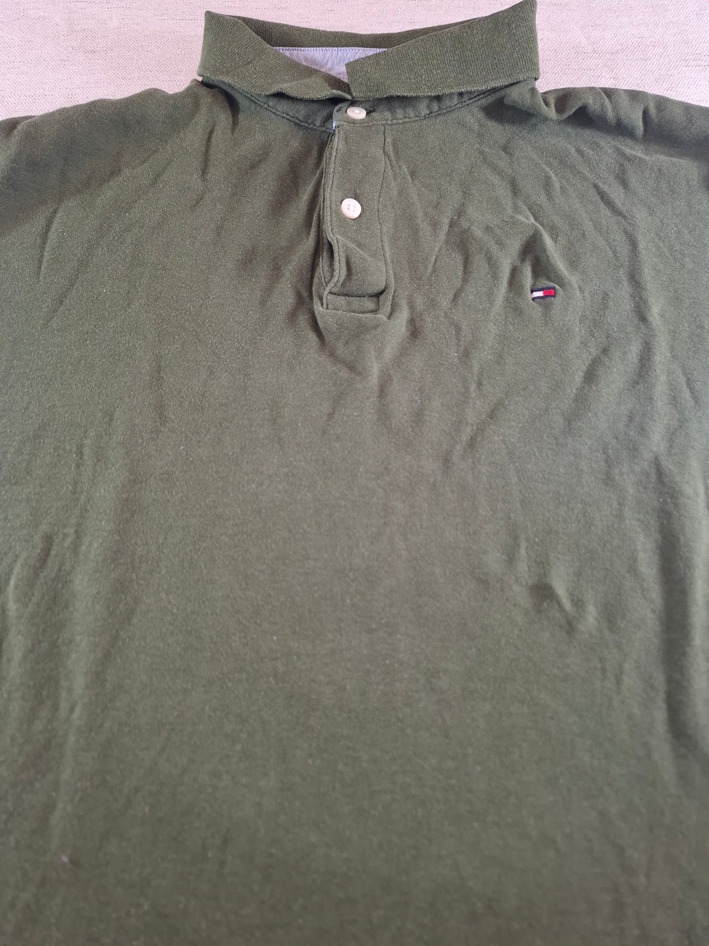 001117 Tommy Hilfiger Polo size L Dark green