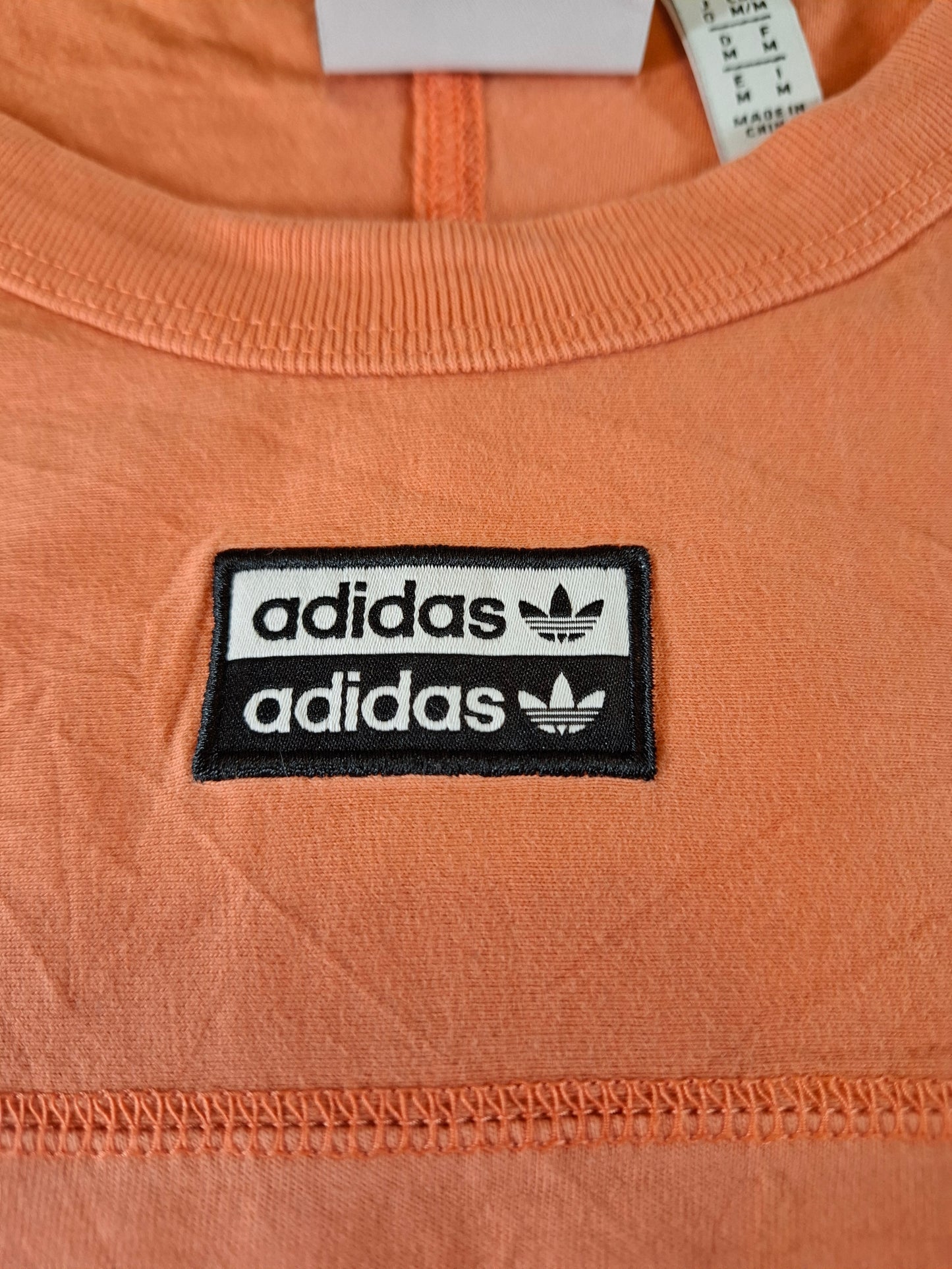 000123 – Adidas T-Shirt – Orange, Size M