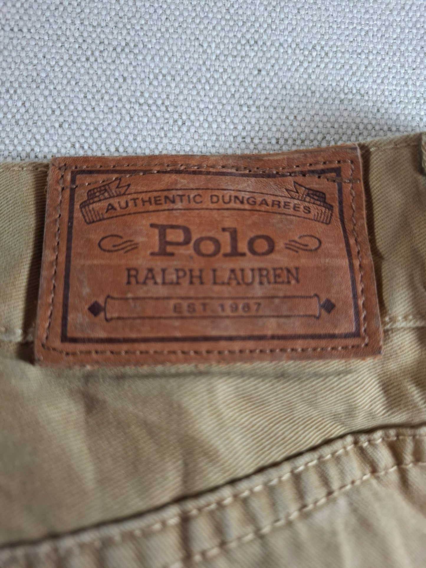 000223 Polo Ralph Lauren Jeans size 34/32 Khaki/ Beige