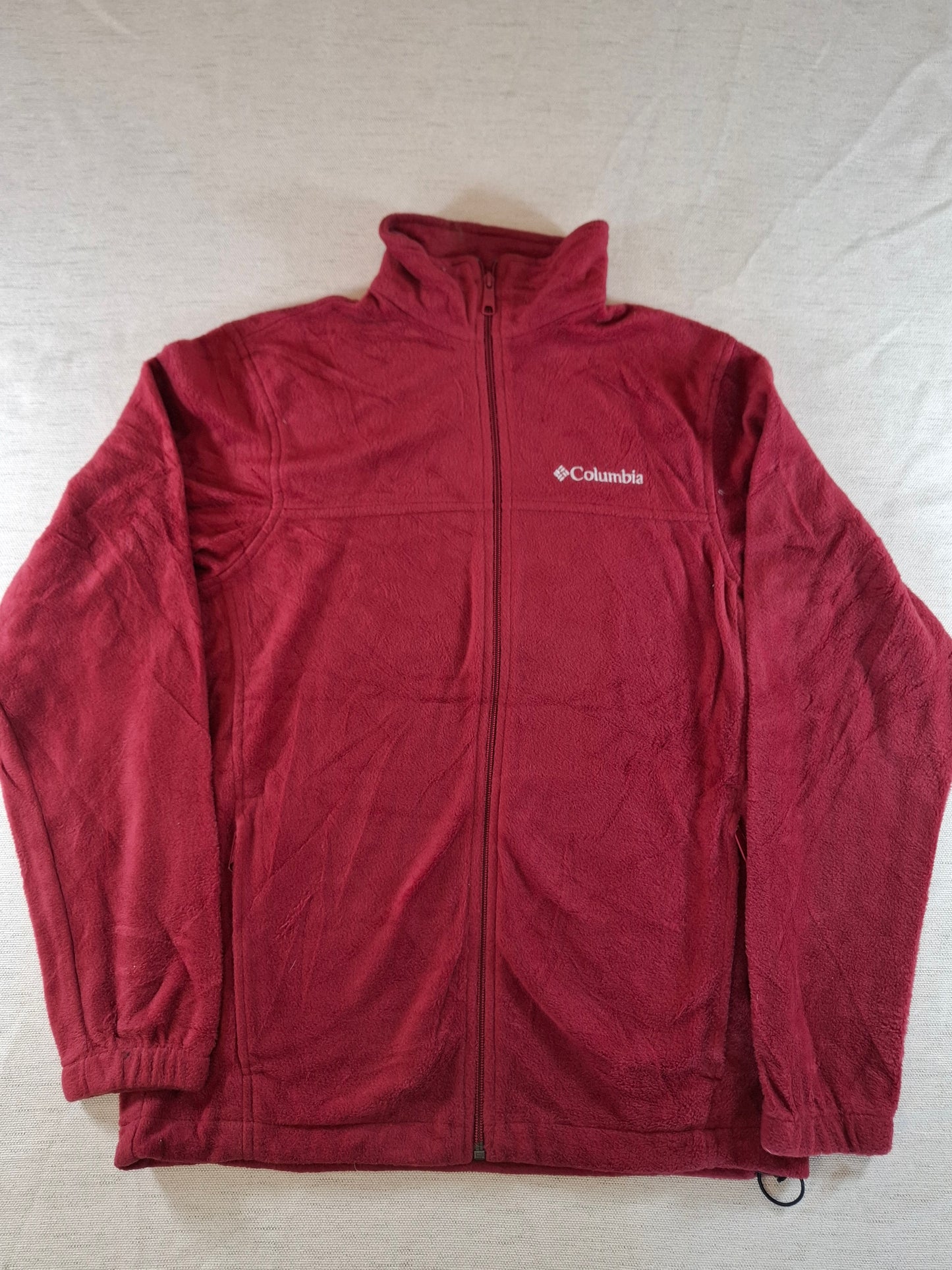 001150 Columbia Fleece size S Burgundy