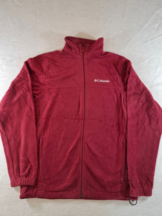 001150 Columbia Fleece size S Burgundy