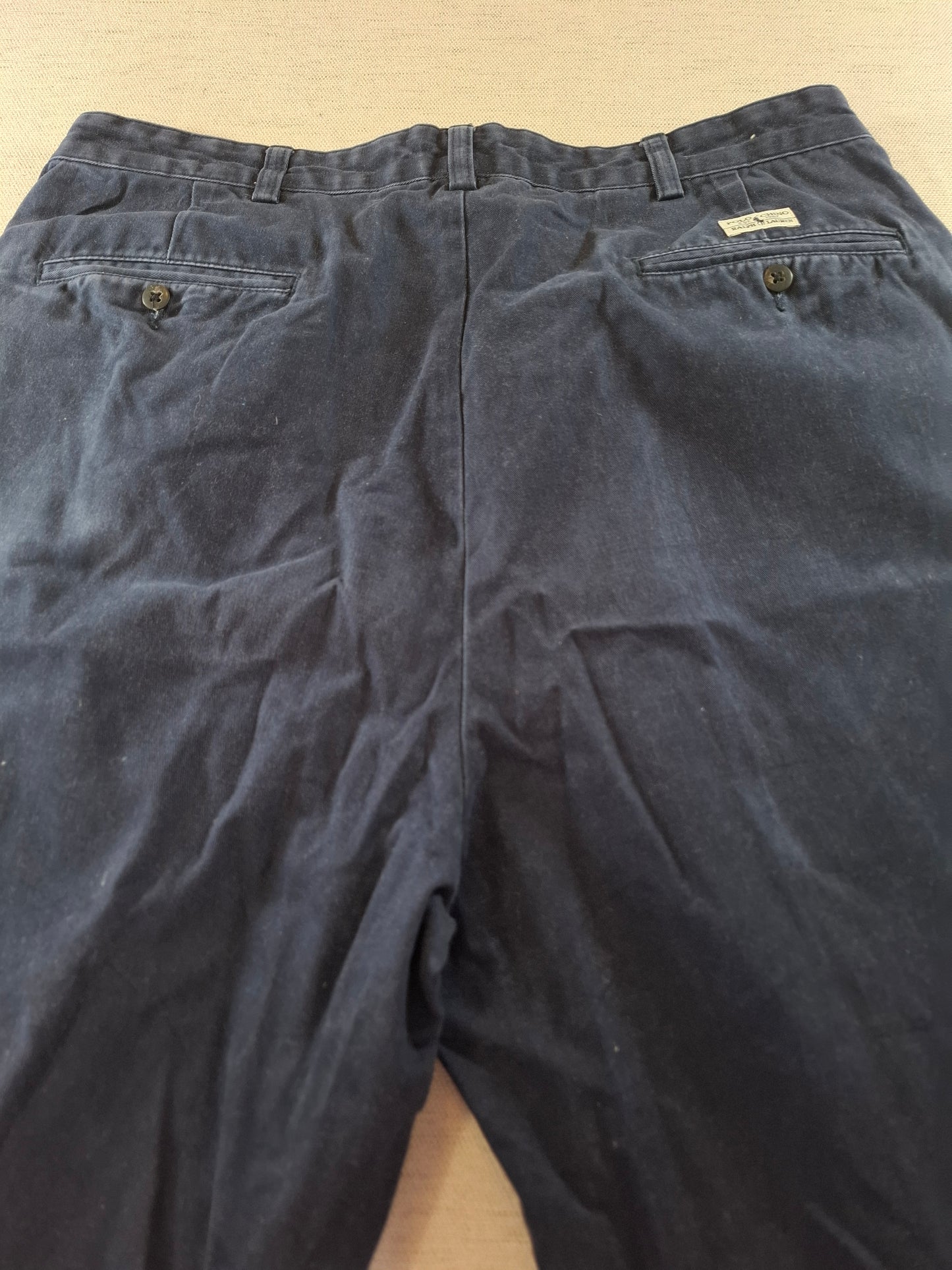 000166 Polo Ralph Lauren Chino size 35/32 Navy Blue