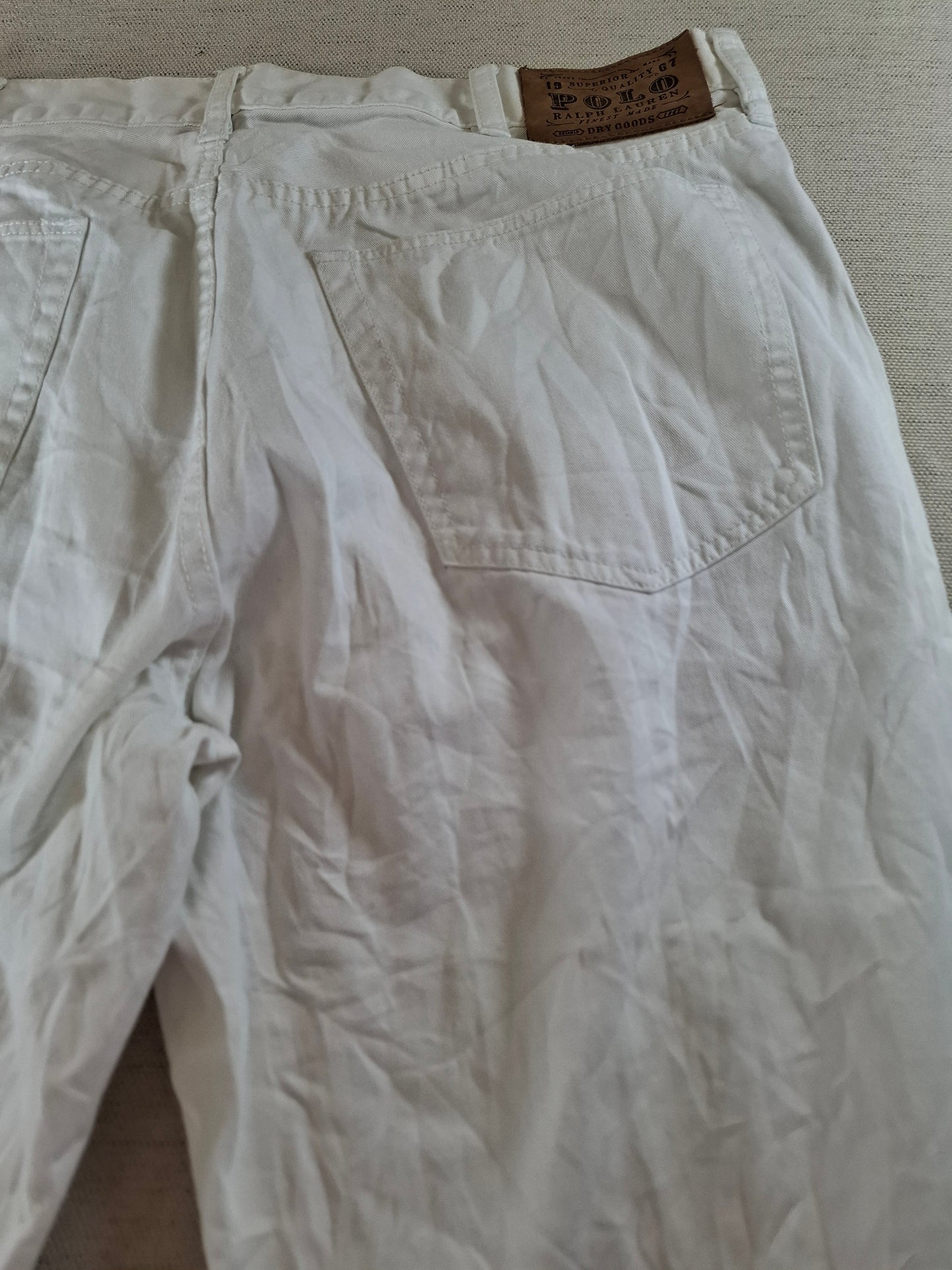 000183 Polo Ralph Lauren Trousers size 36/34 White