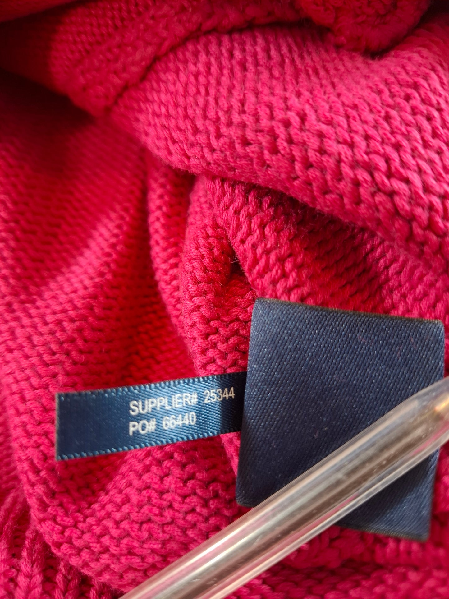 000940 Polo Ralph Lauren Full zip sweater size M Pink