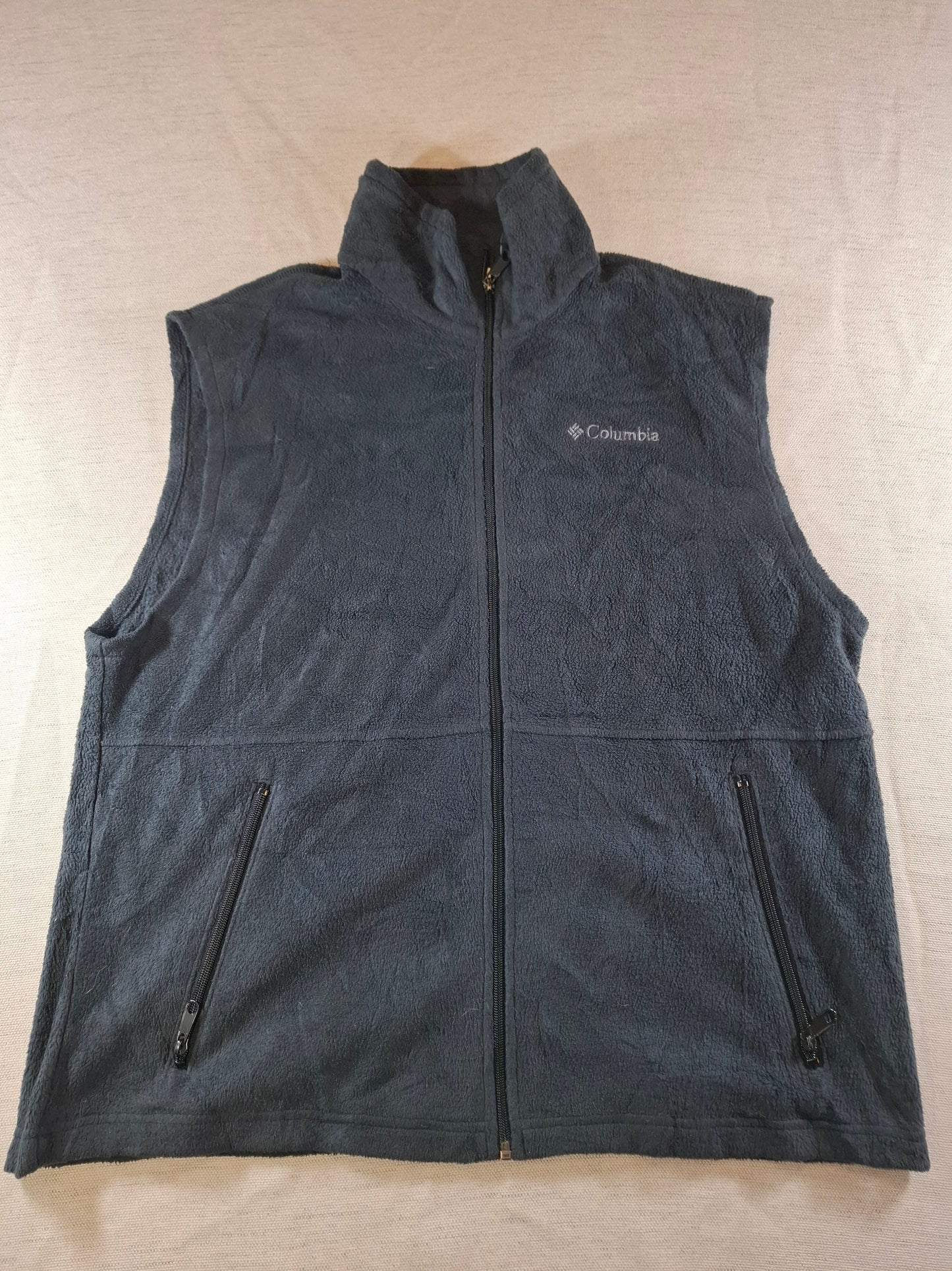 001143 Columbia Fleece bodywarmer size Men L Black